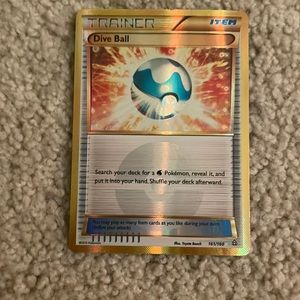 161/160 Dive Ball Item Card Secret Rare